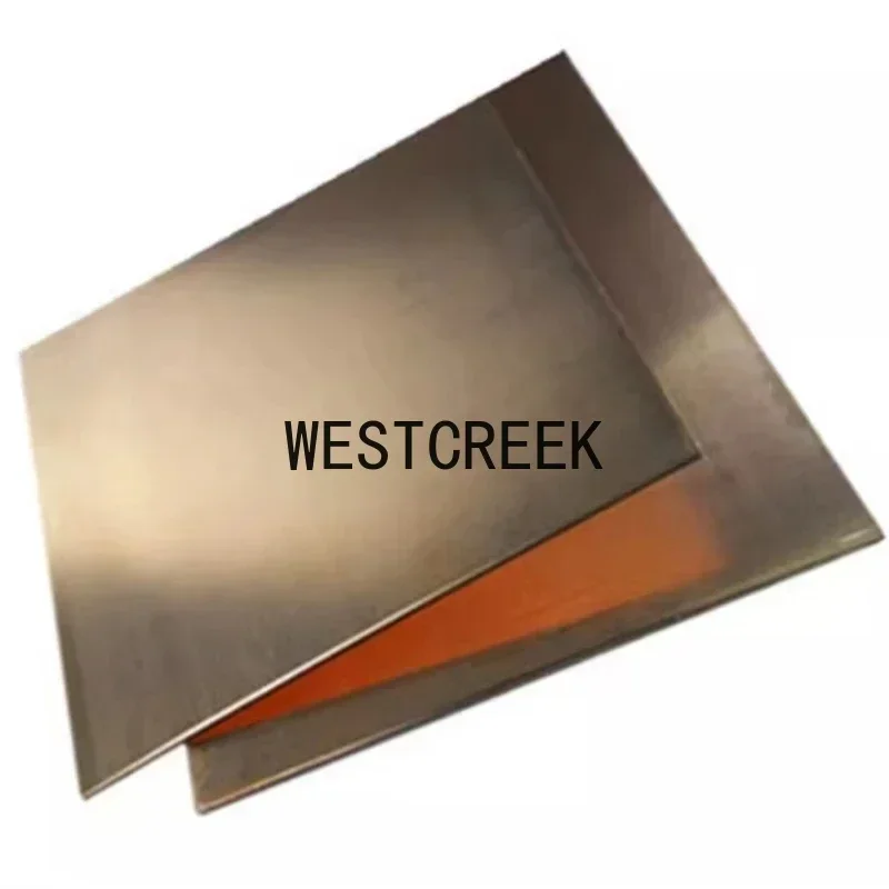 

WESTCREEK 100x100 мм 100x200 мм Qsn6.5-0,1 Оловянная бронзовая пластина 3 4 5 6 8 10 мм нулевая резка
