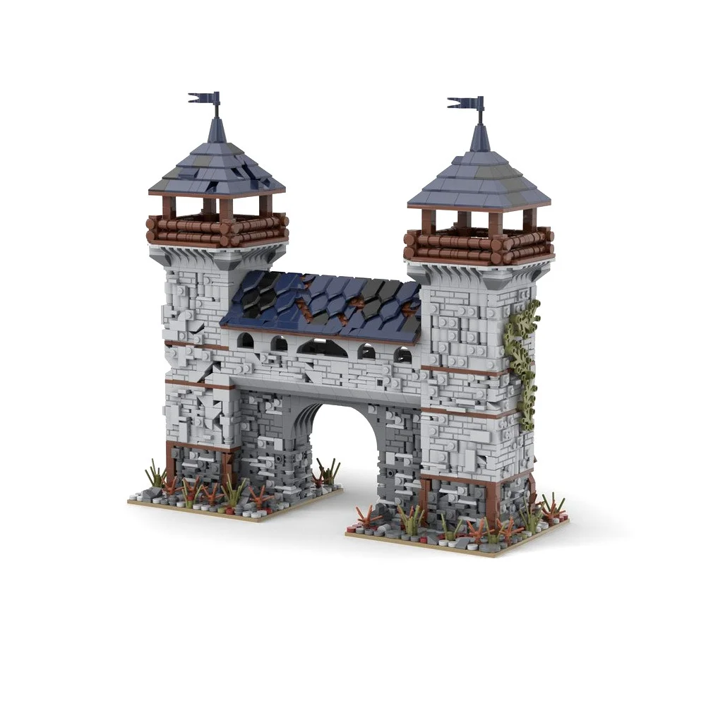 MOC – blocs de construction d'architecture médiévale, faucon, briques modulaires, éducation, Puzzle, jouets, cadeaux d'anniversaire pour enfants