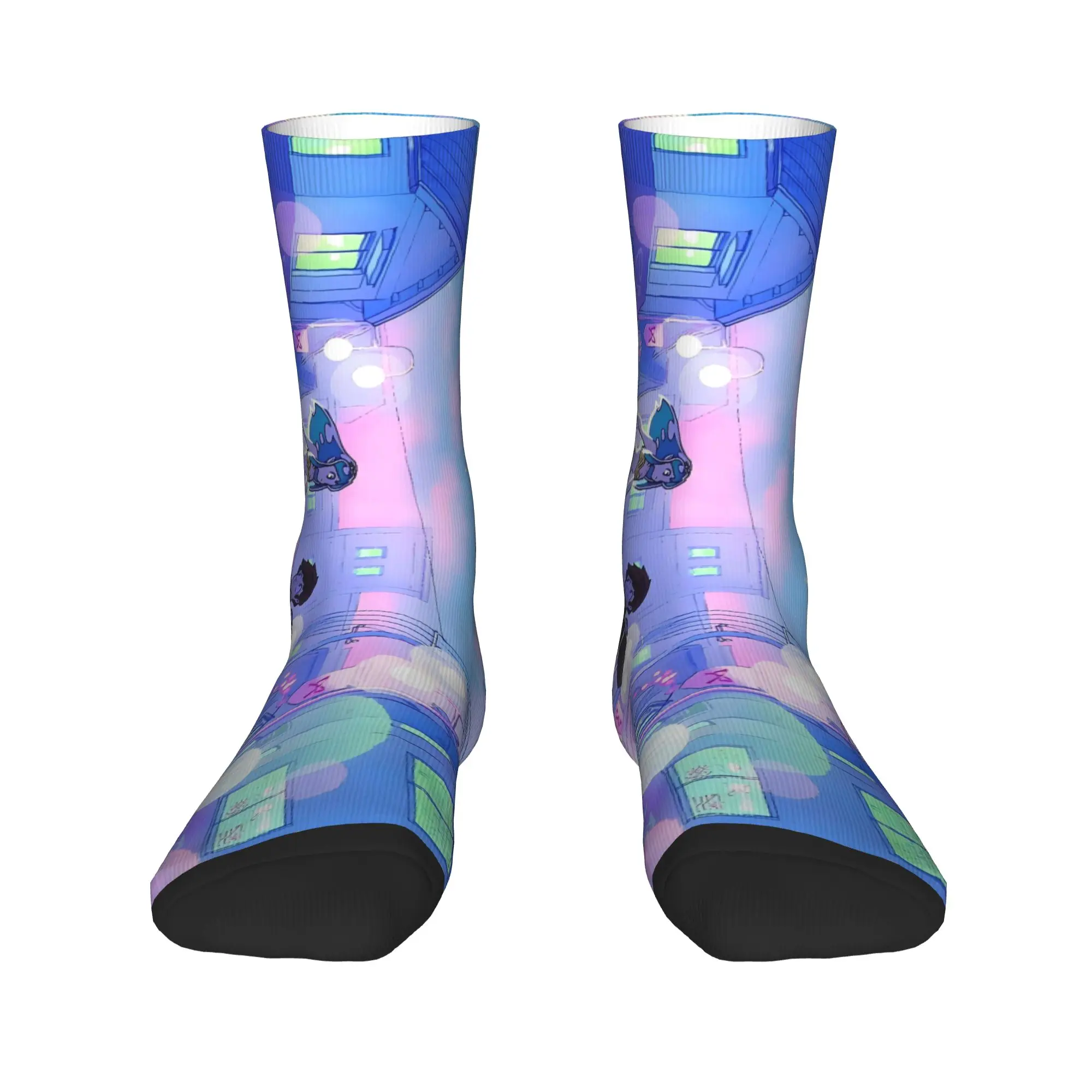 جوارب Goth Lum Urusei Yatsura جوارب مضحكة جوارب شتوية مضادة للانزلاق للنساء والرجال تصميم مريح جوارب تزلج #2