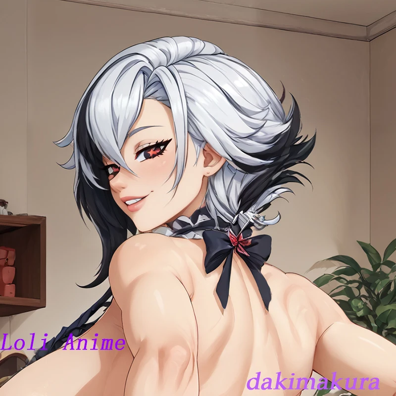 Dakimakura أنيمي Arlecchino فوتا جينشين dsf الوجهين طباعة الحياة الحجم وسادة للجسم غطاء الفراش الهدايا