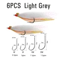 6PCS Light Grey