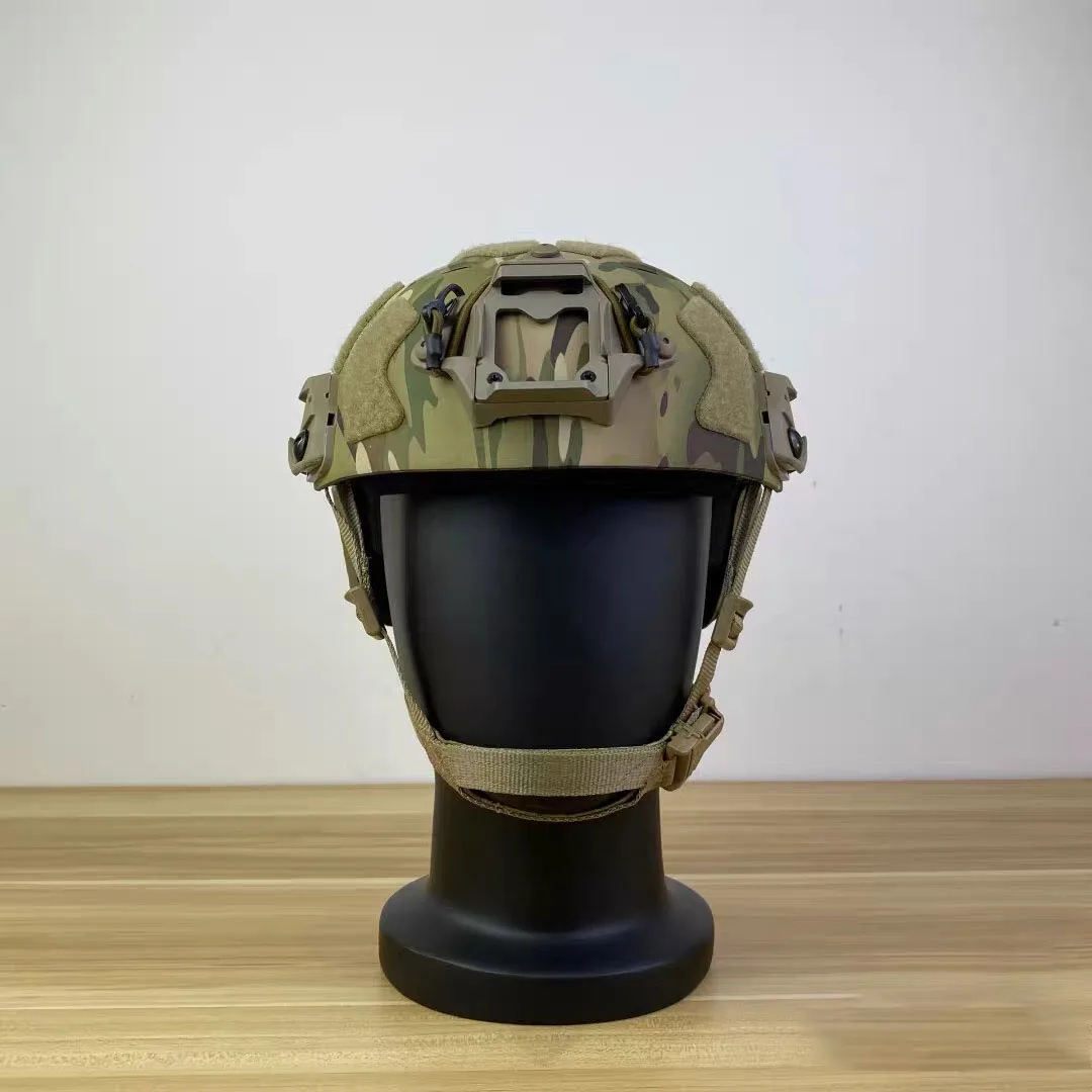 Casco balístico táctico FAST SF PE UHMW-PE con sistema de suspensión Wendy Pad de 4. a generación