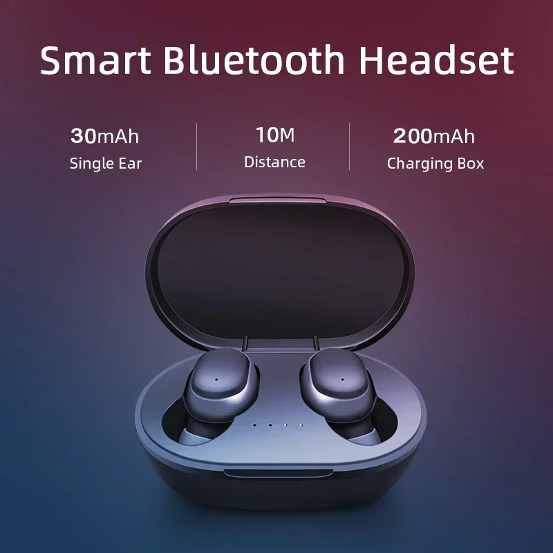 TWS A6S Wireless Headphones Fone Bluetooth Earphones Mini Earbuds With Mic Charging Box Sports Gaming Headset For Xiaomi iPhones