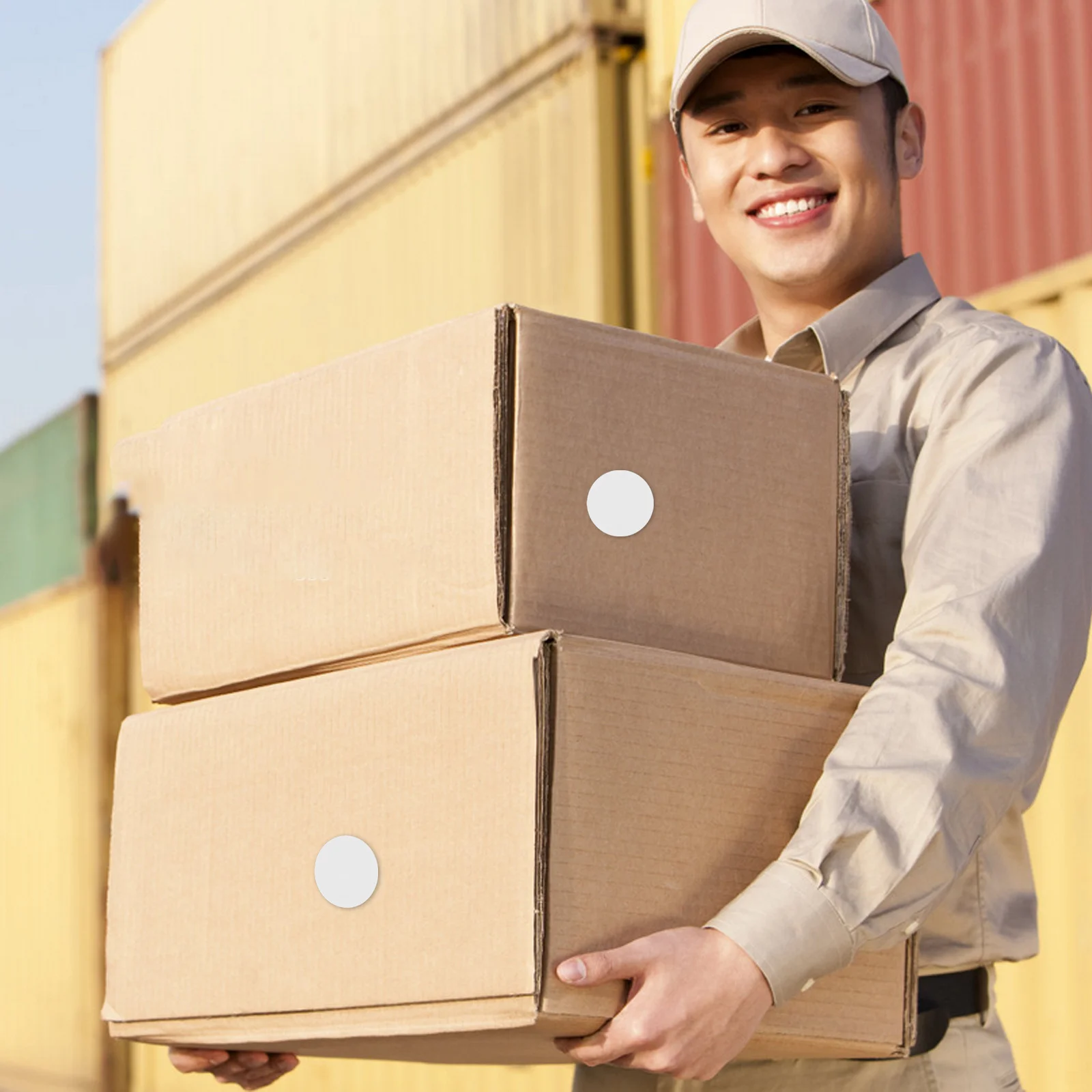 50 قطعة NFC ملصقات مضادة للتزييف ملصق لاصق ملصق فارغ للوصول اللوجستية لتحديد الهوية الأمنية #1