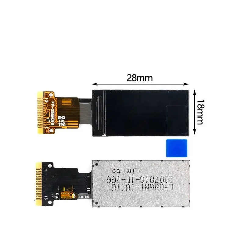 TFT LCD Módulo de Tela, HD Colorido Completo para Módulo LCD, ST7735 Drive, IC, 3.3V, SPI, 80*160, 13PIN, 0,96"