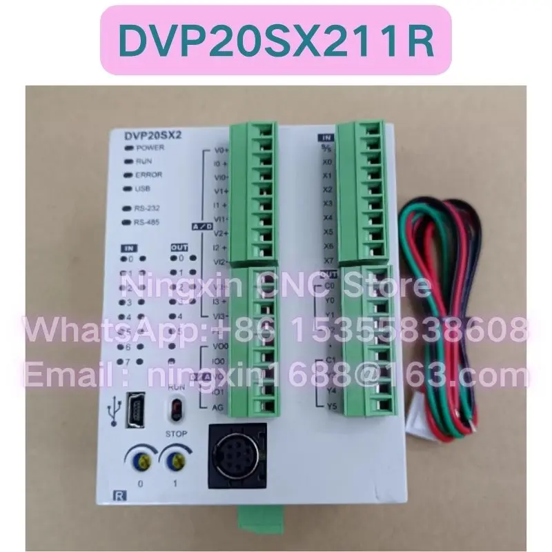 Used DVP20SX211R PLC module Functional test OK Fast delivery
