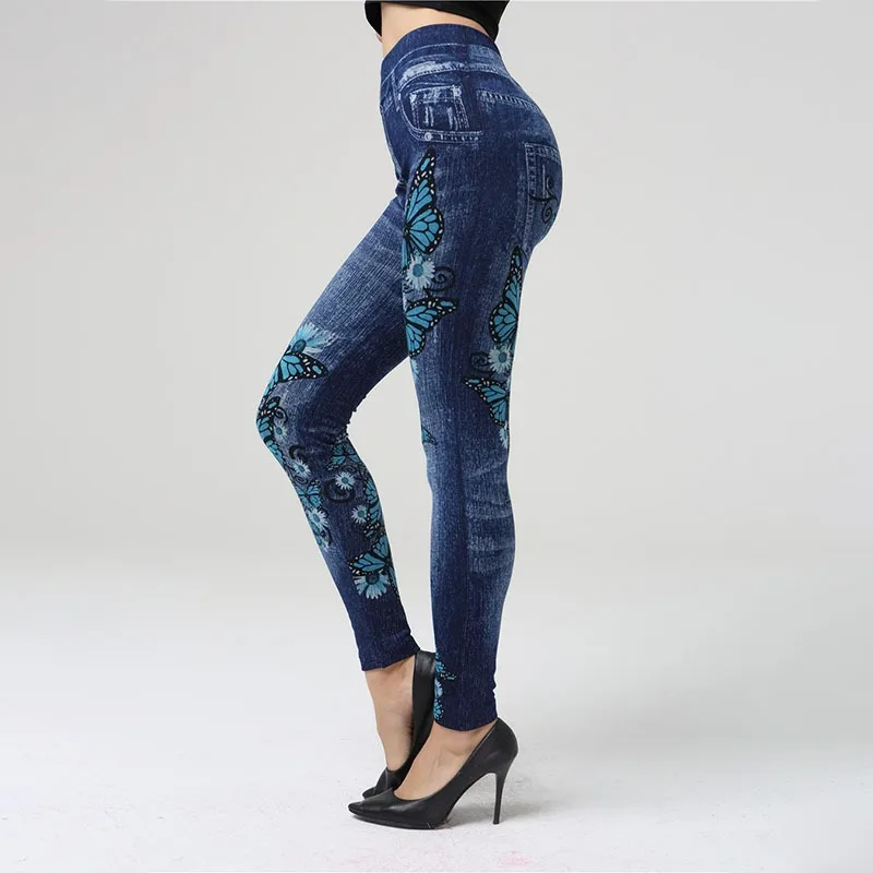 ارتفاع الخصر سلس جان يغطي الرجل النساء المطبوعة طماق عالية المرونة الحياكة سليم موضة الصالة الرياضية التدريب الورك رفع الجوارب