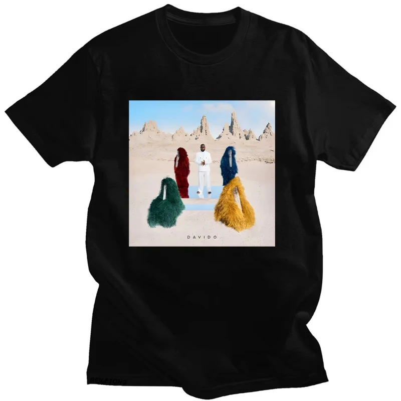 5ive Album By Davido T-shirts Davido Singer New Aesthetic Tee-shirt Men Women Pure Cotton Printed Tee Shirts Top Casual Clothing