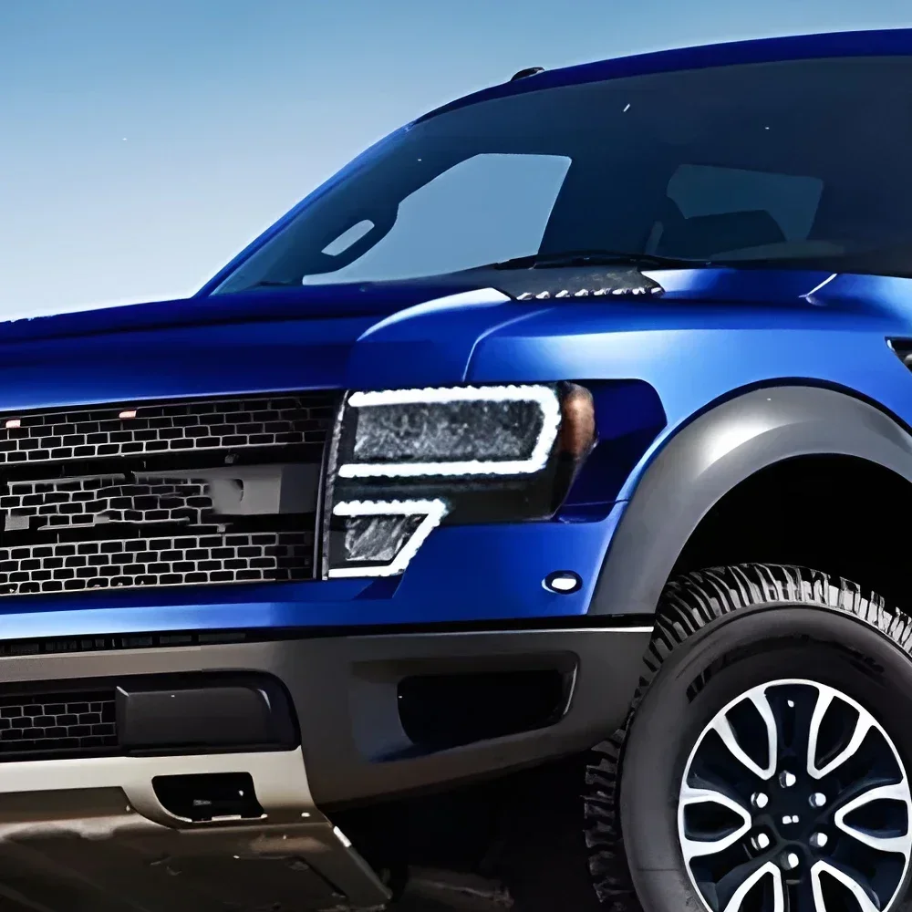 

Для Ford Raptor F150 2009-2014 Автомобильные передние фонари Обновление динамических линз проектора Инструменты Автомобильные аксессуары Светодиодные автомобильные фары в сборе