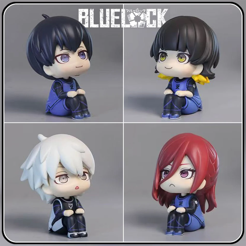 10cm Q-Version Blue Lock Anime-Figur Sagi Yoichi Chigiri Hyoma Nagi Seishiro Anime-Figur Sammlerstück Modellpuppe Spielzeug