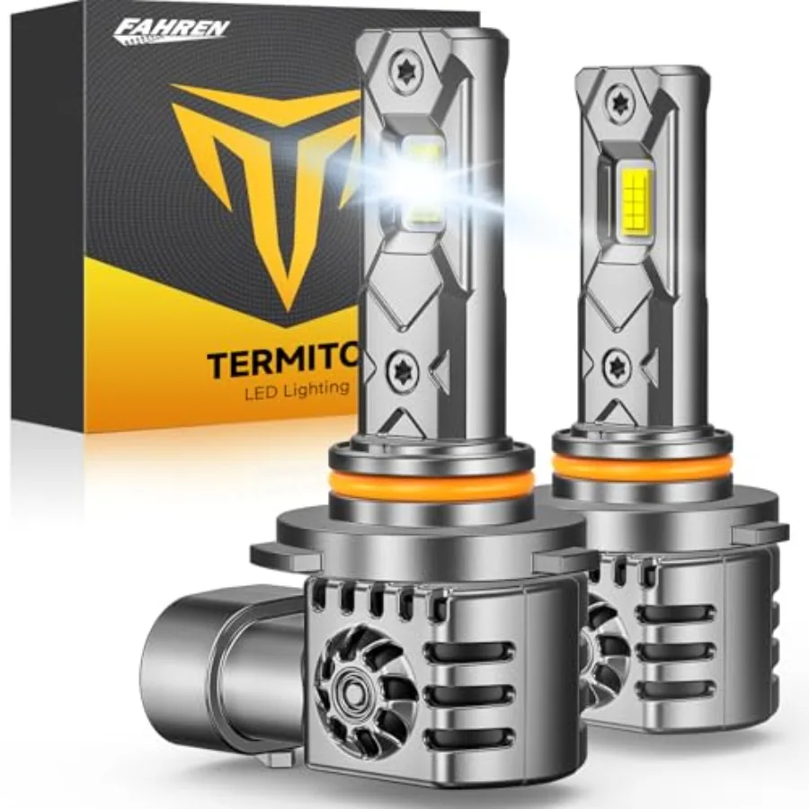 

Upgraded 7th-Gen 9005/HB3 fog light bulbs for automotive use quartz glass 6500K white 110000LM brightness 14X brighter mini siz