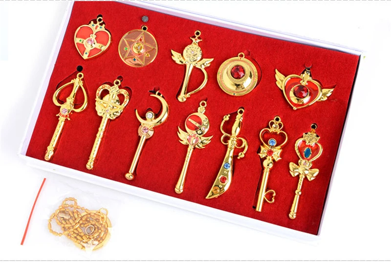 بحار القمر القلائد بحار الزئبق المريخ المشتري فينوس أورانوس نبتون بلوتو زحل المعادن قلادة المعلقات الشكل سلاح مجموعة #2