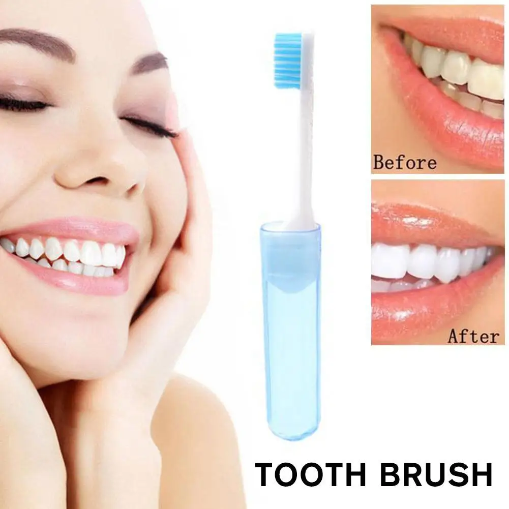1Pcs Travel Portable Folding Toothbrush Super Soft Fold Teethbrush To Take Easy Travel Hiking Camping Outdoor Toothbrush Br