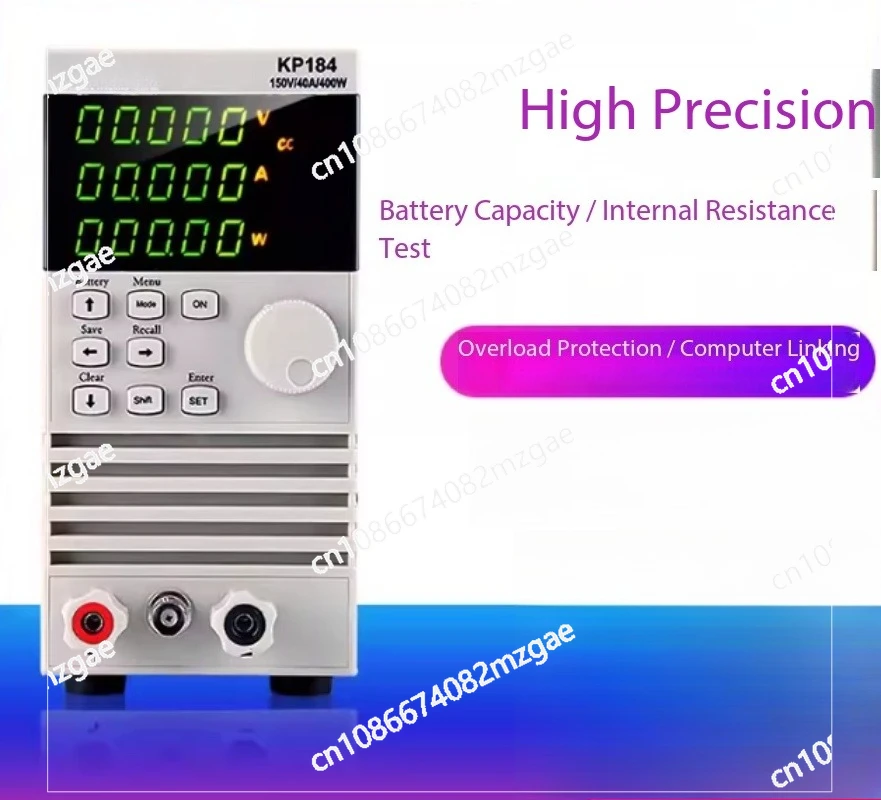 Dual Channel DC Electronic Load Tester with Constant Current & Voltage, Aging Meter for LED Driver & Power Supply Testing