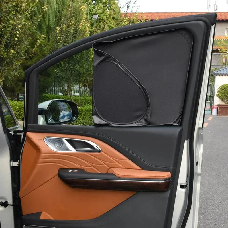 

For HONGQI HQ9 2024-Present Car Black Windows Privacy Sunshade Auto Anti-UV Heat Insulation Protect Cover Interior Accessories