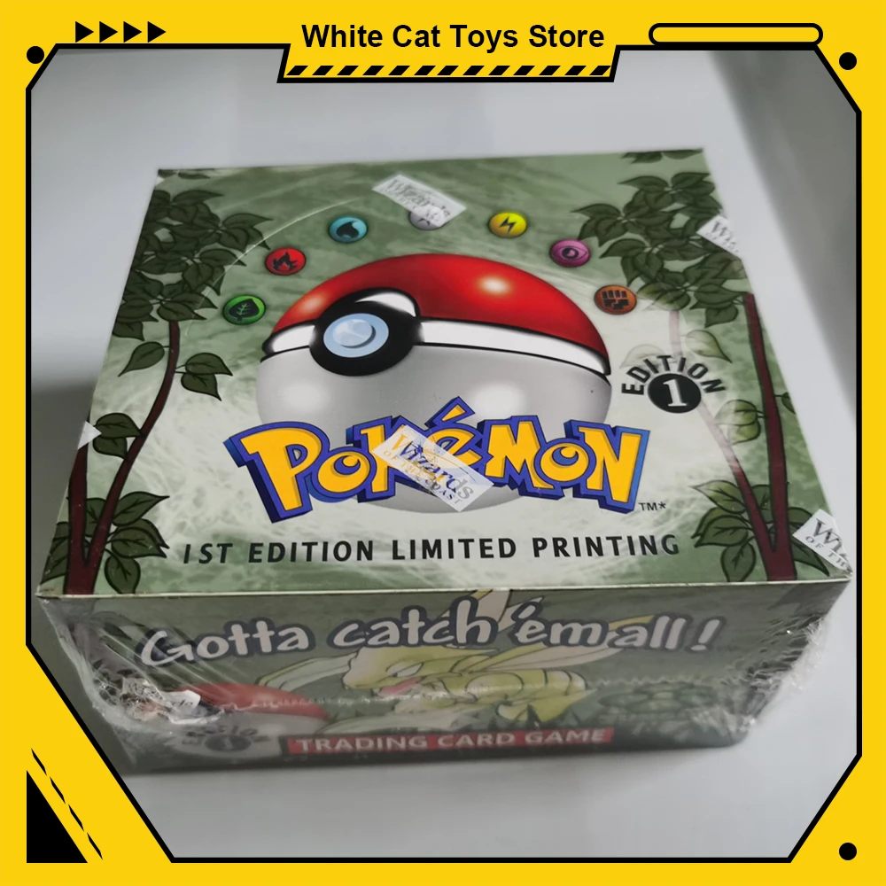 بوكيمون لتقوم بها بنفسك بطاقات احباط 36 حزم 1ST طبعة الغابة الداعم الوكيل بطاقات جمع لعبة ببطاقات ورقية التداول مجموعة كاملة بطاقة اللعب الهدايا #1