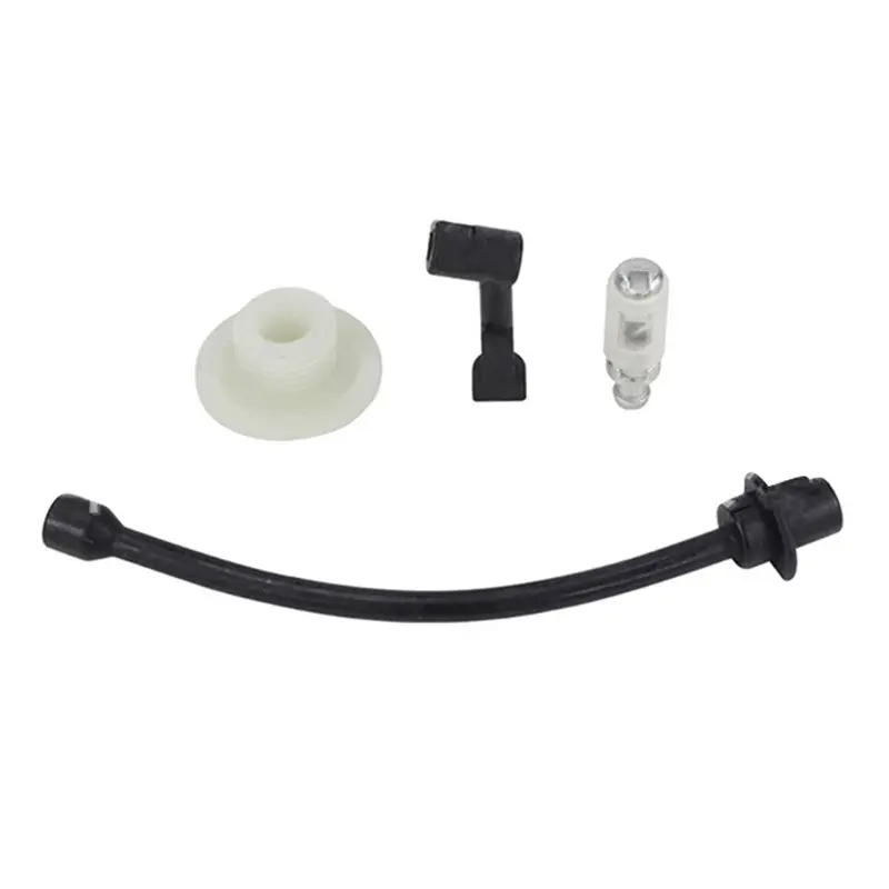 TFTP-15Pcs Oil Pump Filter Pipe Hose Line Oil Nozzle Turbine Kit For 4500 5200 5800 45CC 52CC 58CC Chainsaw Spare