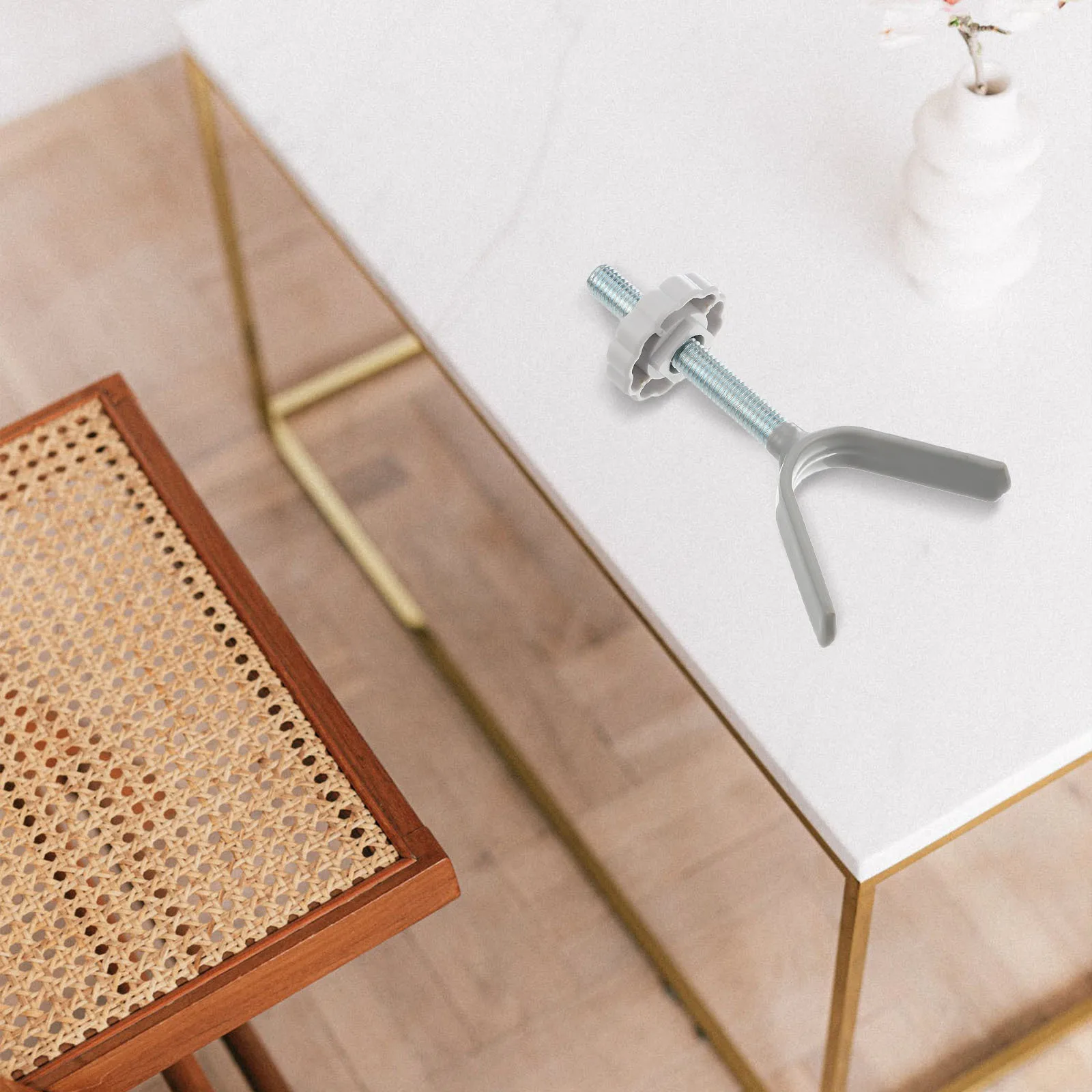 1 قطعة بوابة السلامة المناسب Y نوع سبائك الفضة المثبت لباب السكك الحديدية الاستقرار دائم الدرابزين حامل الدرج العملي #2