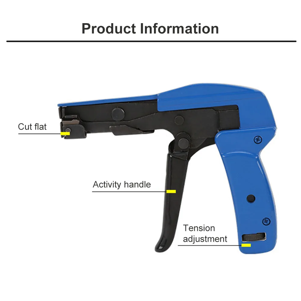 Fastening and Cutting Tool Special Cable Tie Gun Pliers for Width 2.2mm To 4.8mm Nylon Cable Tie High Quality Cable Tie Guns