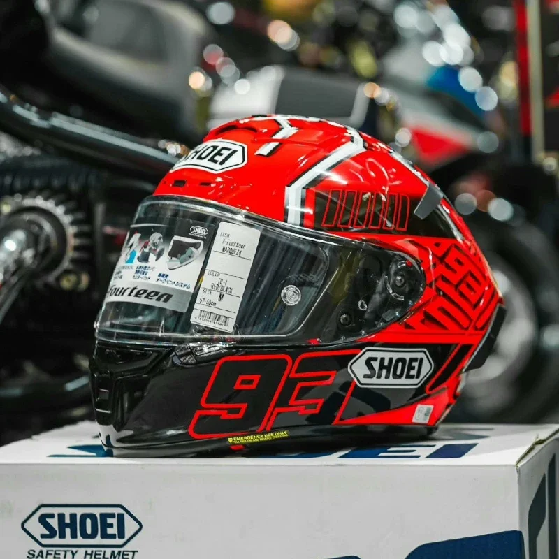 Shoei X-Spirit 3 Marquez 4 Kask Full Face Helmet X-Fourteen X-14 X14 Motorcycle Helmets Riding Motocross Racing Motobike Helmet