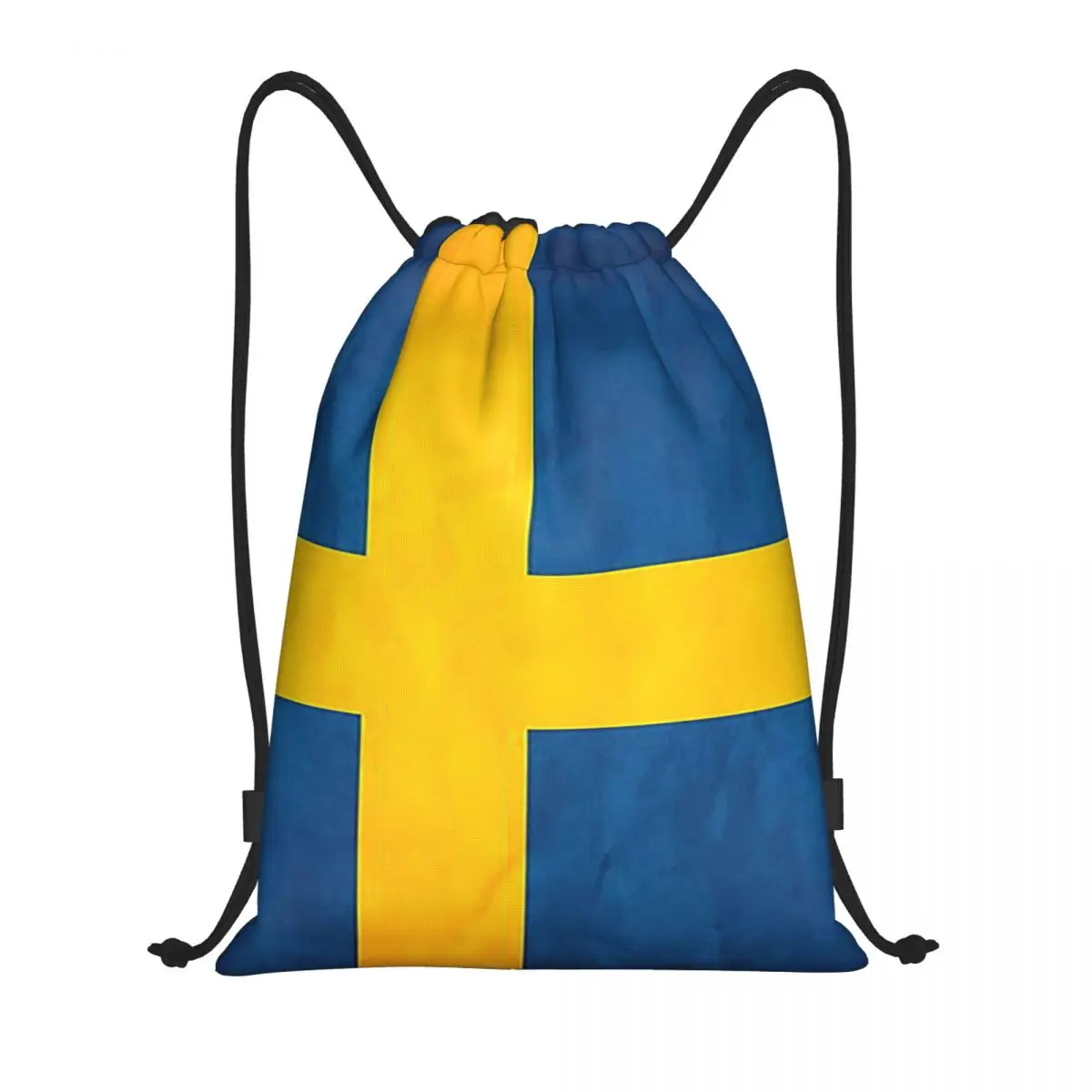 

Рюкзаки с шведским флагом, многофункциональные спортивные сумки на шнурке с карманами, сумки для книг для мужчин, женщин и студентов