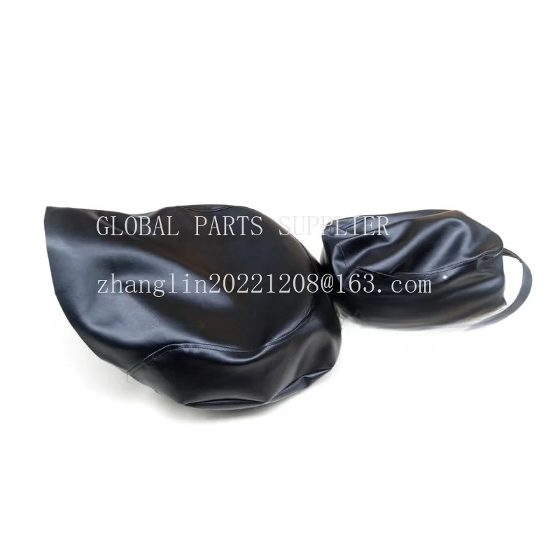 1 set Replacement Thick Black PU Leather Motorcycle Seat Cover Cushion Guard Waterproof For Honda Shadow VT VTX 400