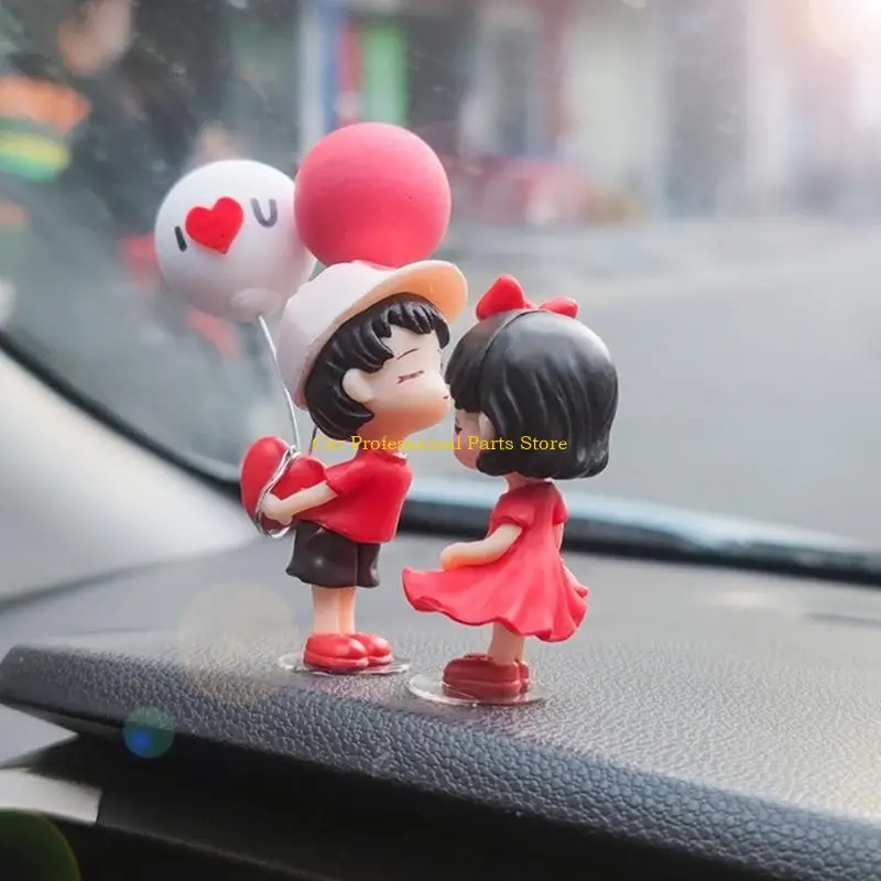 

R53D Sweethearts Car Dashboard Figurine, Resin Lover Decoration for Car Enthusiasts