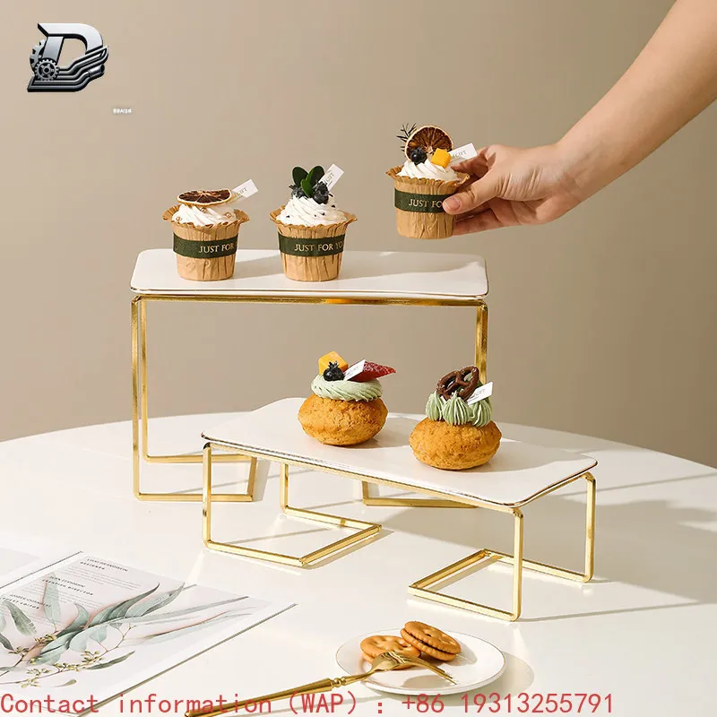 

【From China】Dessert Table Display Stand, Cake Shelf, Multi-layer Refreshment Inventory, Heart Plate, Afternoon Tray, Bre