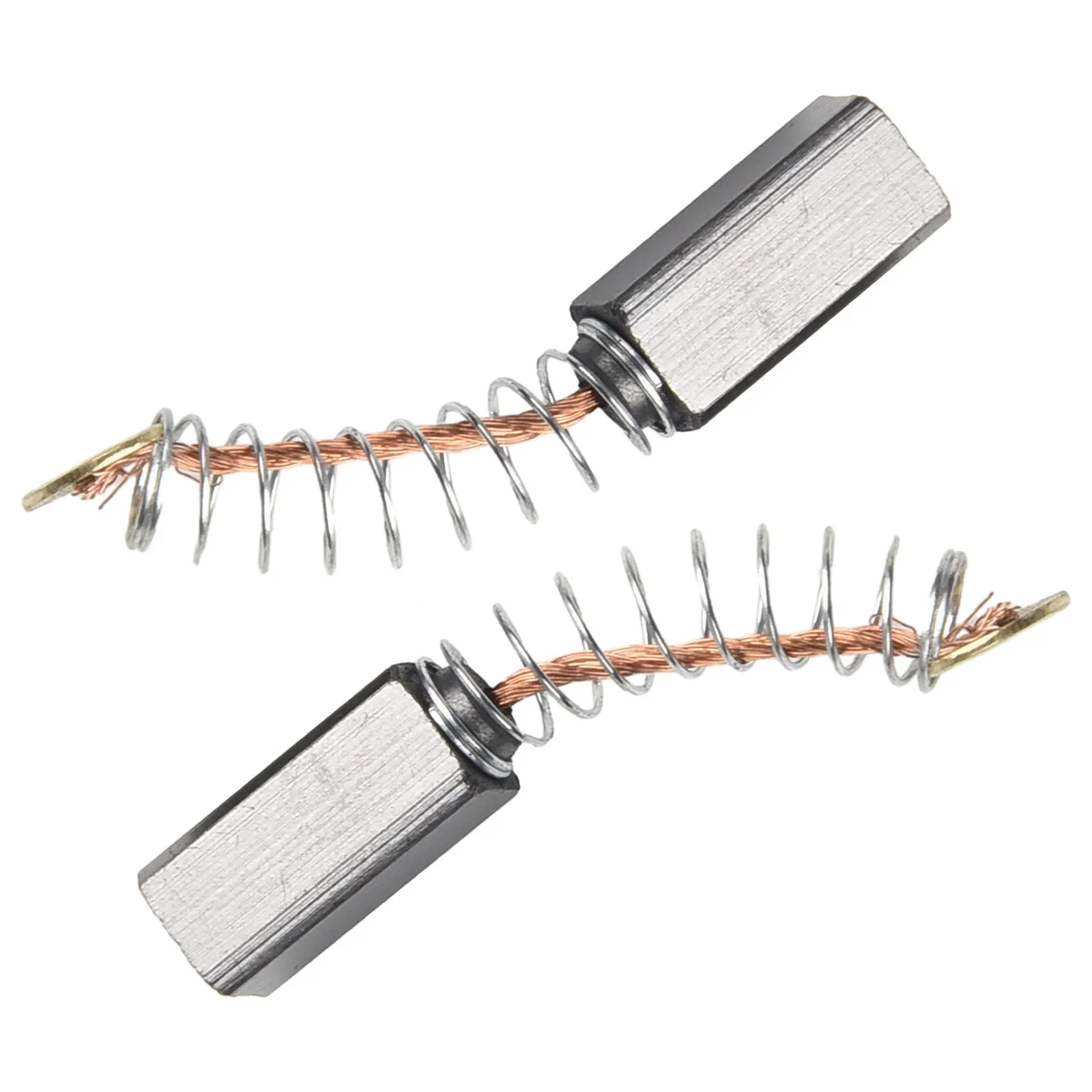 Durable Carbon Brushes for Electric Motors Essential Component Repairs Intermittent Motors 10x5x5mm Size Comes in Pack of Two