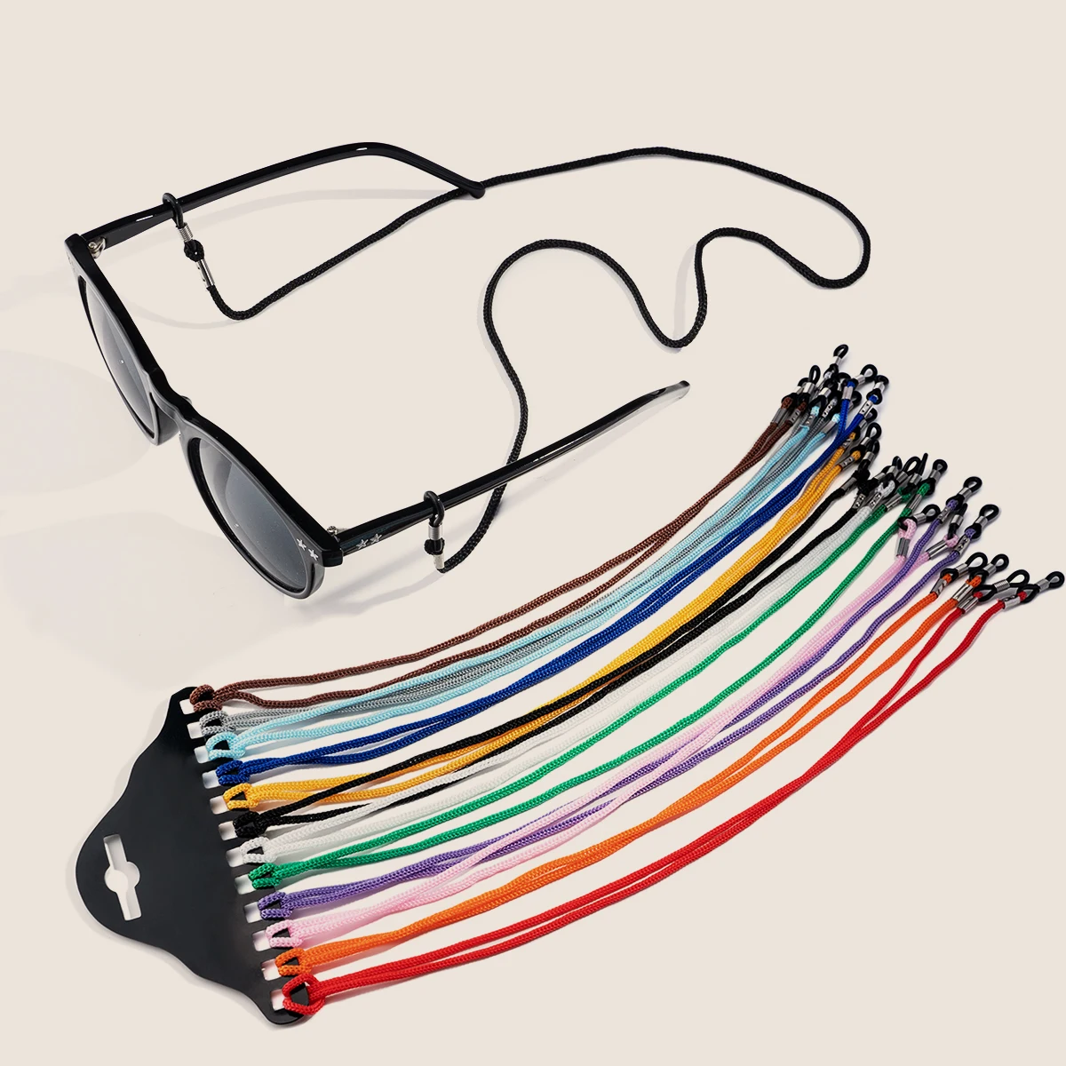 Multi-Color Glasses Lanyard Anti-Slip Chain Strap, Drop-Proof and Anti-Slip Glasses Cord for Adults and Children