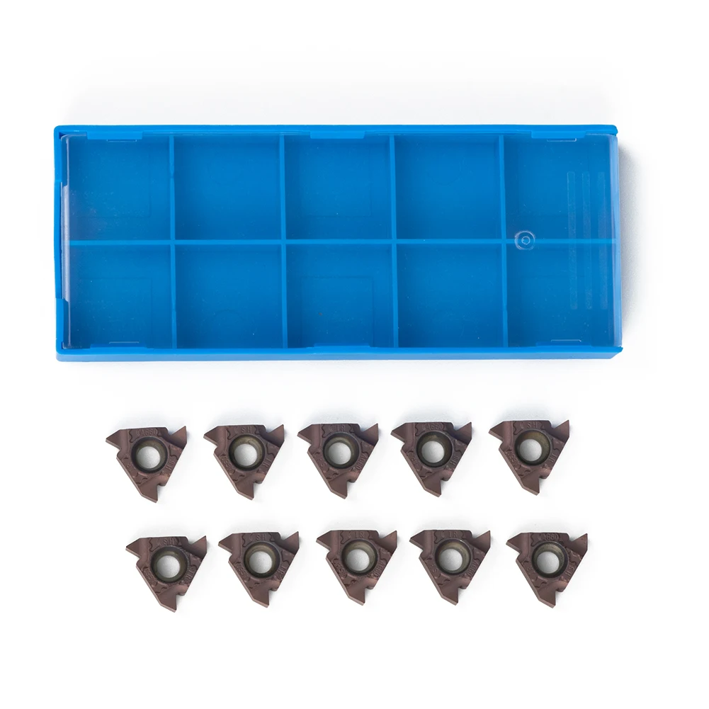 حزمة كربيد إدراج مجموعة أدوات 10 قطعة 10 قطعة 16IR AG60 CNC كربيد إدراج قطع عدة مخرطة المعادن تحول #2