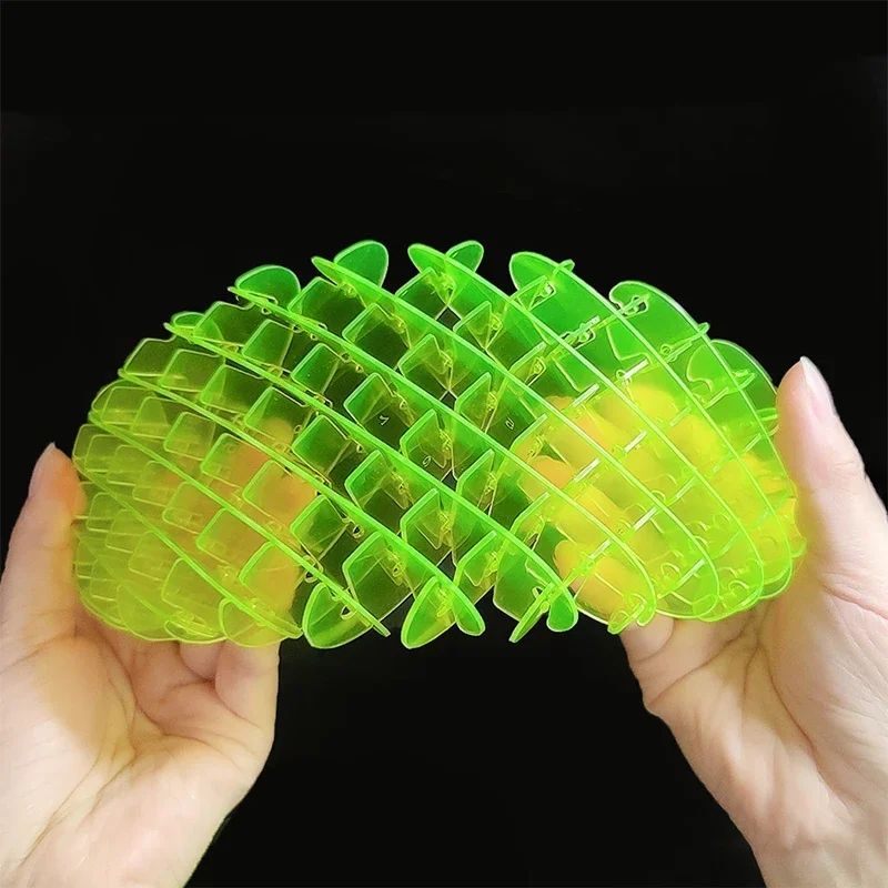 Sensory Deformable Plastic Shrapnel Decompression Worm Toy Fidget Worm Small Potato Palm Play Pinch Fun Stress Relief Toy