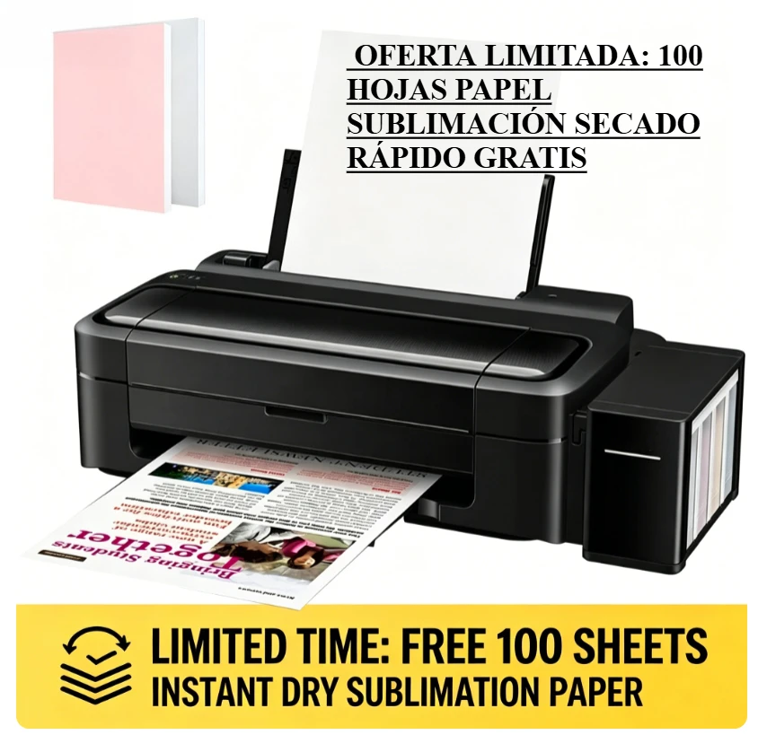 L130 L1358 Ink Tank Printer, USB WiFi Sublimation Printer for A4 Document Photo Ink Not Included