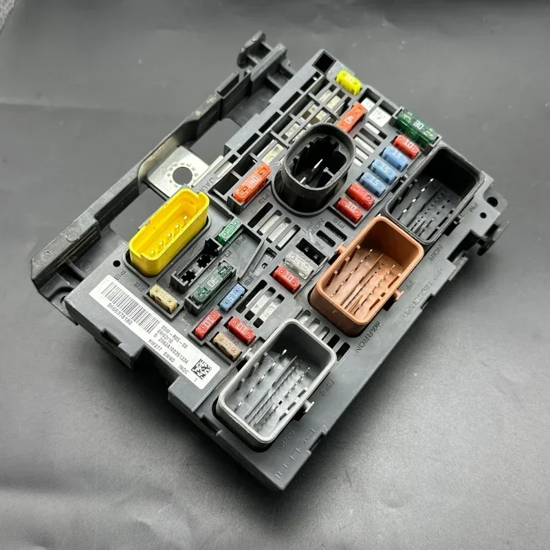 Caja de fusibles de capó auténtica usada, controlador de montaje de unidad BSM R05 9666700480 para Peugeot 307 308 408 Citroen C4 Berlingo