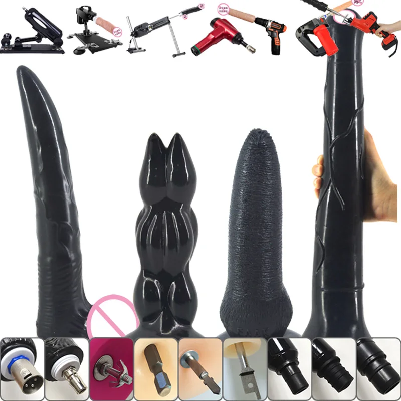 

Sex Machine Attachments Fantasy Animal Dildo Dog Horse Wolf Penis Sex Toys Vagina Anal Masturbator Big Dick With 3XLR Adapter