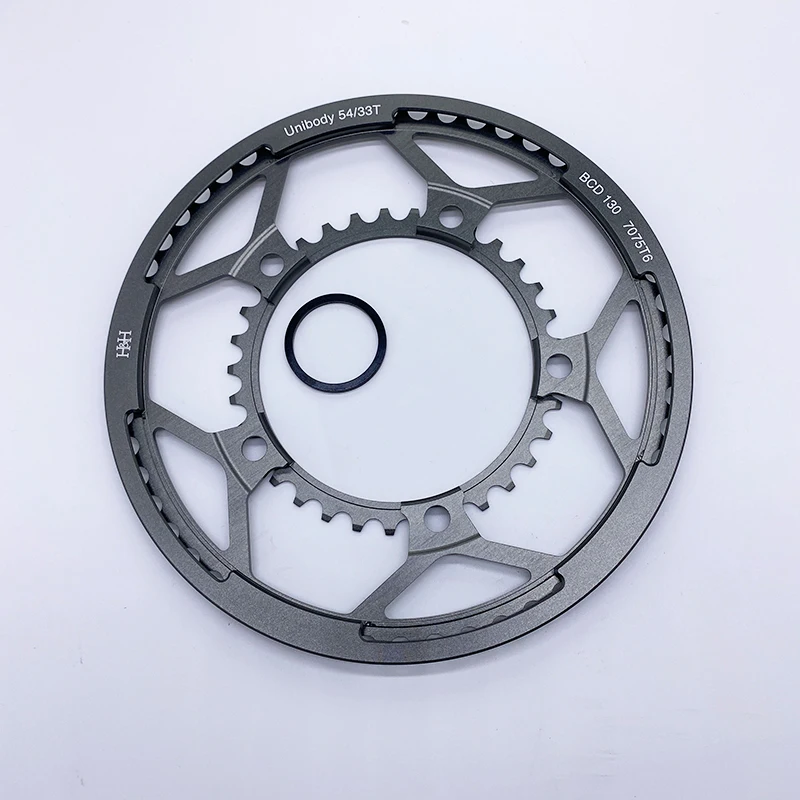 54/33T H&H Chain-Guard Intergrated Chainring for Brompton Folding Bicycle Parts