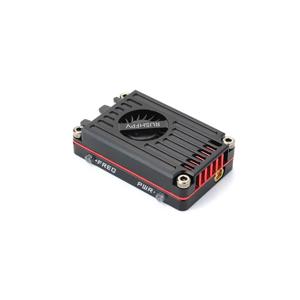 RUSH MAX Solo Tank 5.8G VTX Video Transmitter CNC shell 2.5W Built-in Microphone Heat Dissipation fan For Long Rang RC FPV DRONE