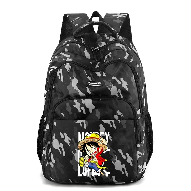 One Piece Luffy Boys School Bag School Bookbag Large-capacity Kid Backpack Boy Knapsack Highquality Backpack LaptopBag  Mochila