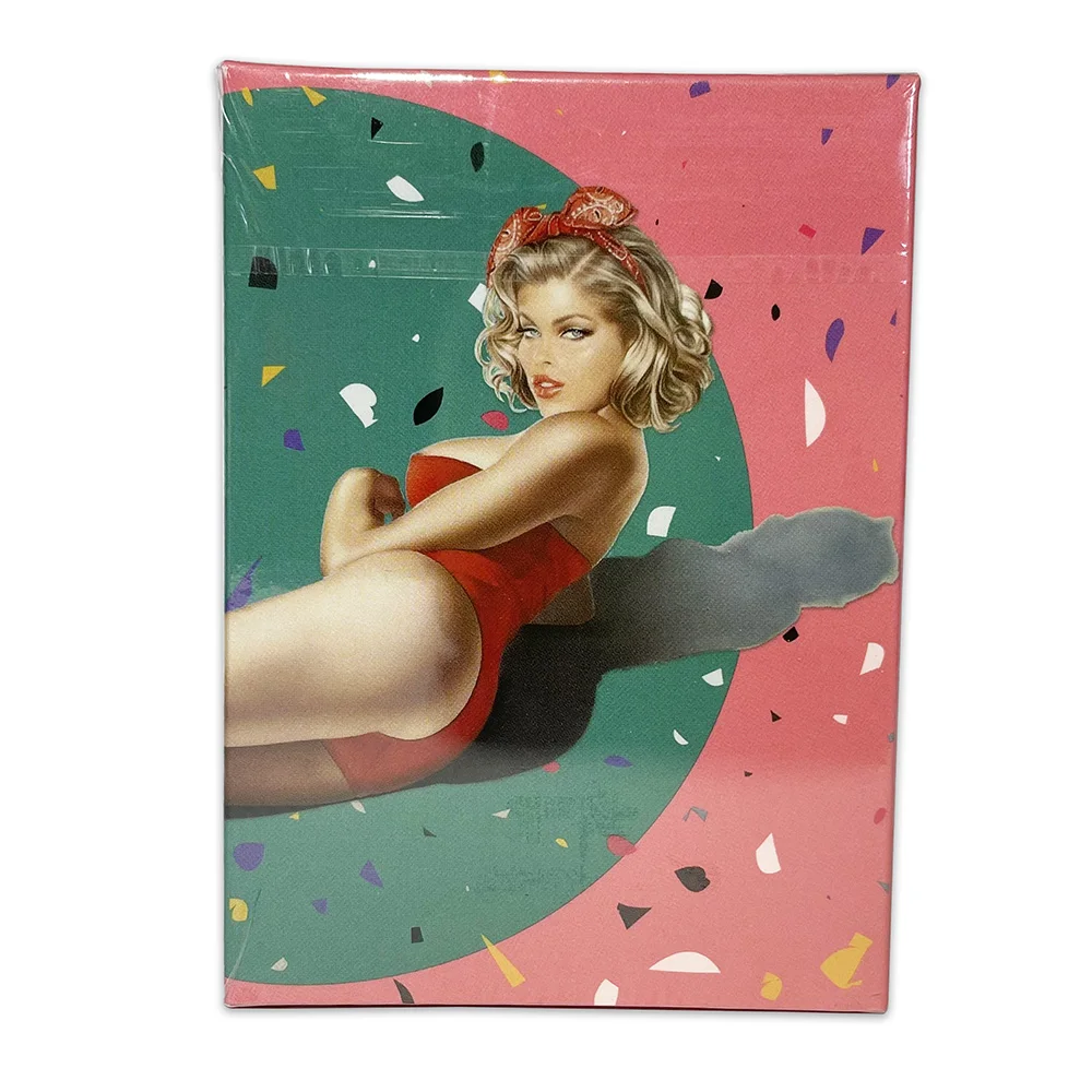 Wunderschöne süße Mädchen-Kollektion, Spielkarten, Pokerdeck, 54-Karten, alle verschiedene Vintage-Retro-Klassiker, Pin-Up-Kartenspiele für Mädchen – Detail 1
