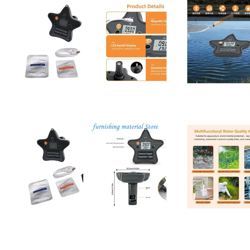 Y5GD معدات اختبار صفات المياه المتقدمة لتربية الأحياء المائية تزامن لاسلكي مقياس الأكسجين المقاوم للتآكل #1