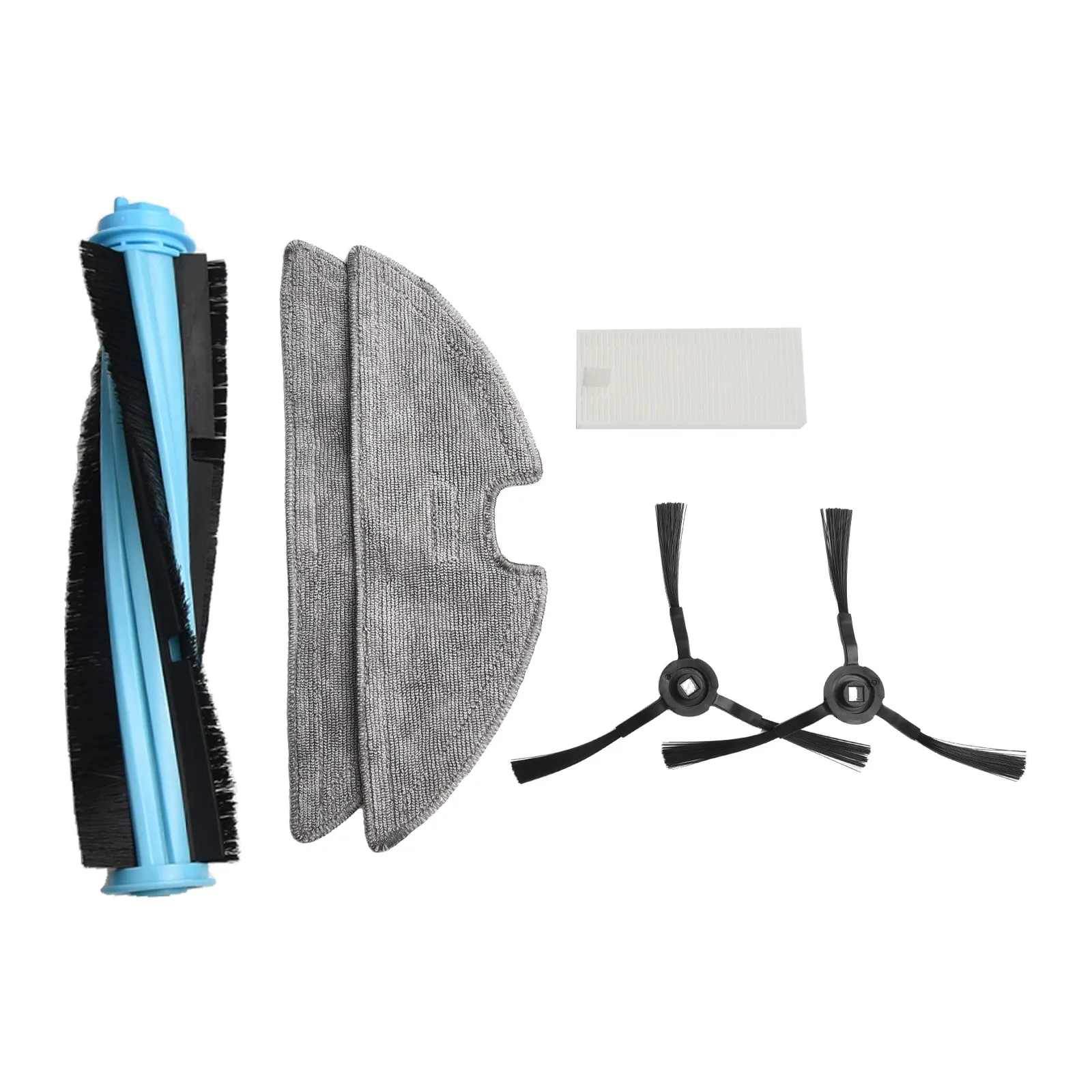 

Comprehensive Cleaning Set Main Roller Brush Side Brushes Filter and Mop Cloth for RoboVac L35 For Hybrid Vacuum