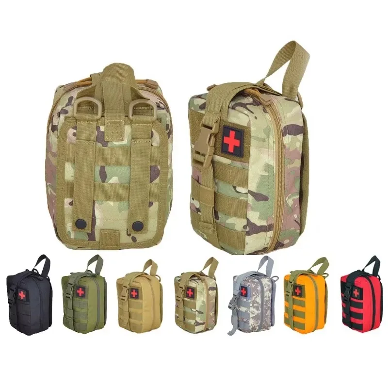 شحن سريع رائجة البيع بالجملة الصدمة التكتيكية الخوف الإسعافات الأولية طقم الطوارئ مول EMT EMS EDC Ifak كيس مزموم طبي مع جولة #2