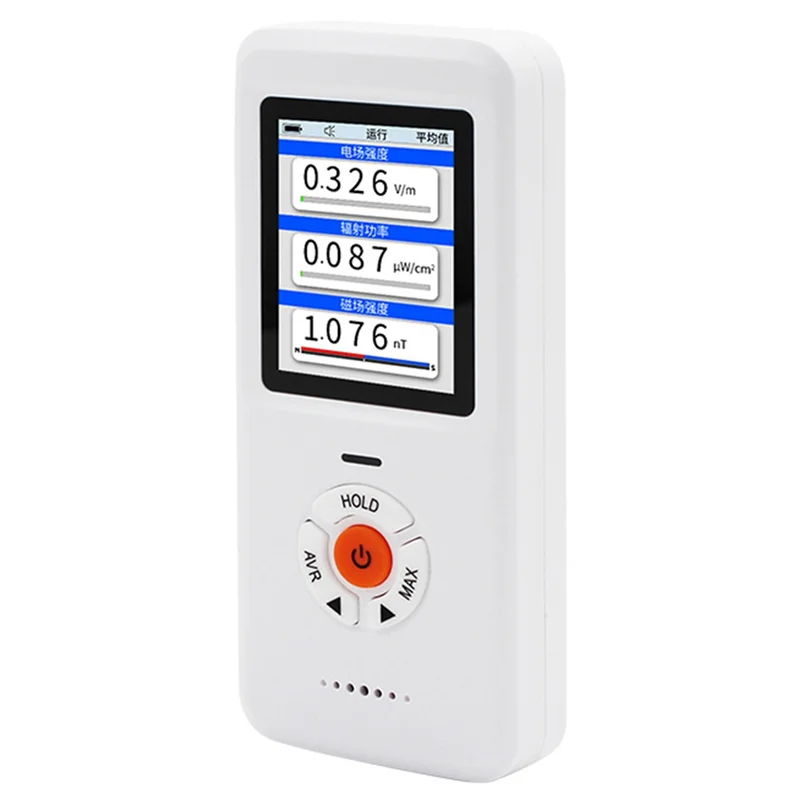 AD41-كاشف الإشعاع الكهرومغناطيسي الرقمي EMF متر مختبر منزلي مستشفى TFT 2.0 اللون