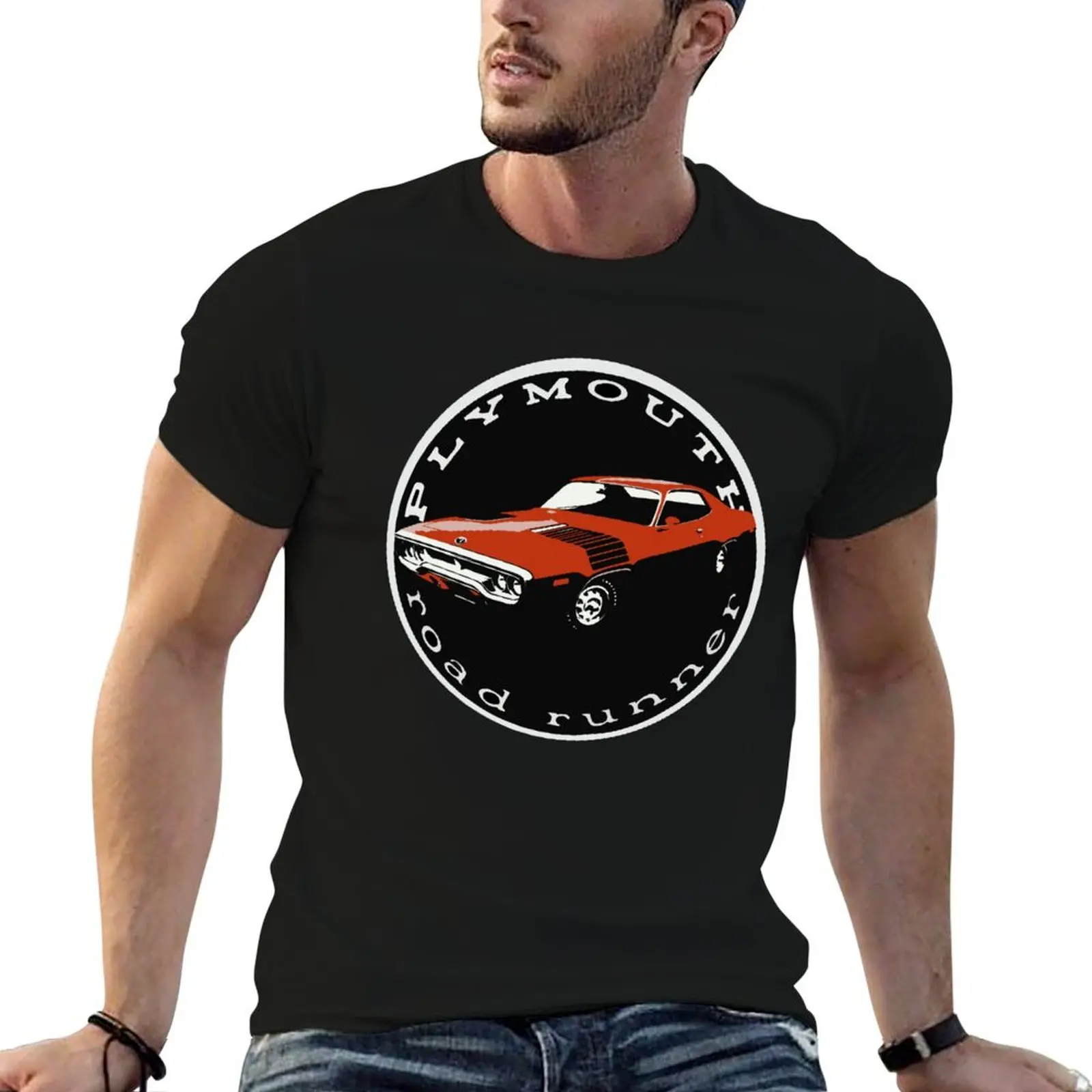 1972 Plymouth Road Runner Hardtop T-Shirt man t shirt luxury t shirts for man graphic tees t shirts for man pack cotton T-shirt