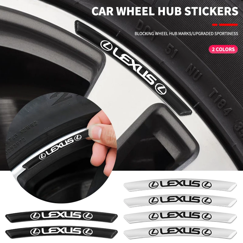 

Наклейки на колесные диски (4 шт.) для Lexus F SPORT IS250 IS200 CT200h GS300 LS430 RX450h LX570 IS300