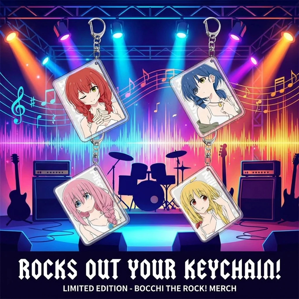 

Акриловый брелок Bocchi the Rock с Гото Хитори и Идзичи Нидзяка, милый кулон DIY, аниме-аксессуар, подарок для фанатов, кавайный декор