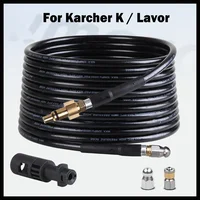Manguera de limpieza de desagües de alta presión para Karcher - Adaptador de conversión universal K LAVOR, kit de limpieza de desagües con chorro de agua
