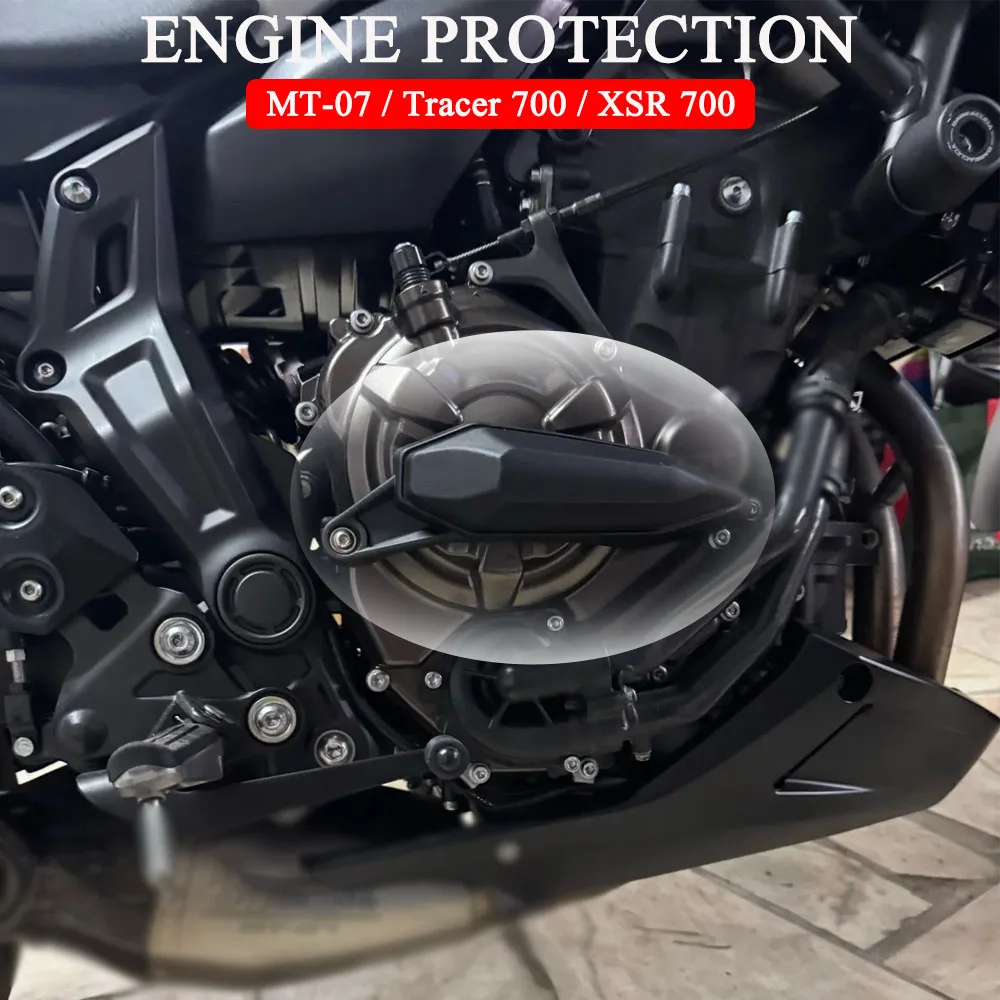

Motorcycle For YAMAHA MT07 MT-07 2024 2023 Tracer 700 XSR 700 2021 Engine Protection Side Sliders Crash Pad Falling Protector