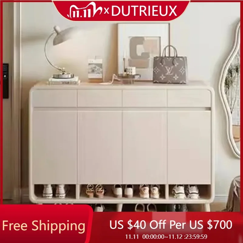 

Irregular Indoor Shoe Rack Drawer Multi Layer Living Room Hotel Shoe Cabinet Storage Accent Zapatero Chinese Style Furniture