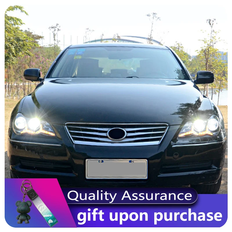

Car Headlight Styling FOR Toyota Mark X Reiz 2005-2009 Front Light DRL Head Lamp Upgrade Dynamic LED Lens Auto Tool Accessories